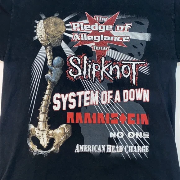 Slipknot 2001 System of a Down POA tour shirt - Picture 4 of 7